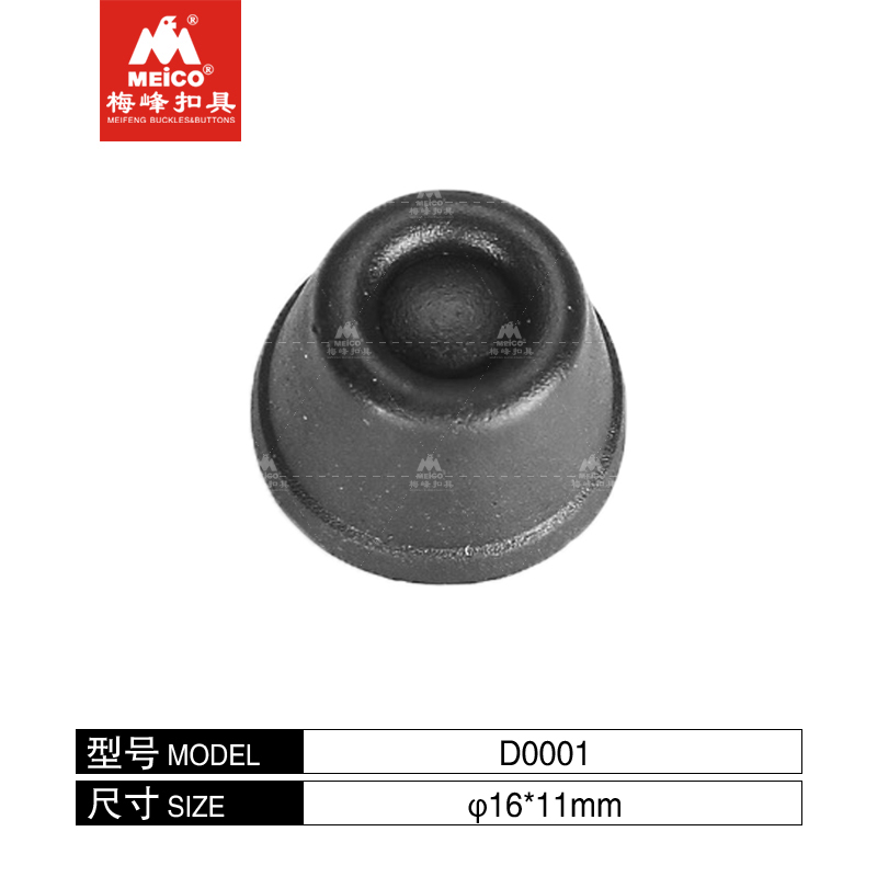 Plastic Rounded Stud with Brim Pad Screws