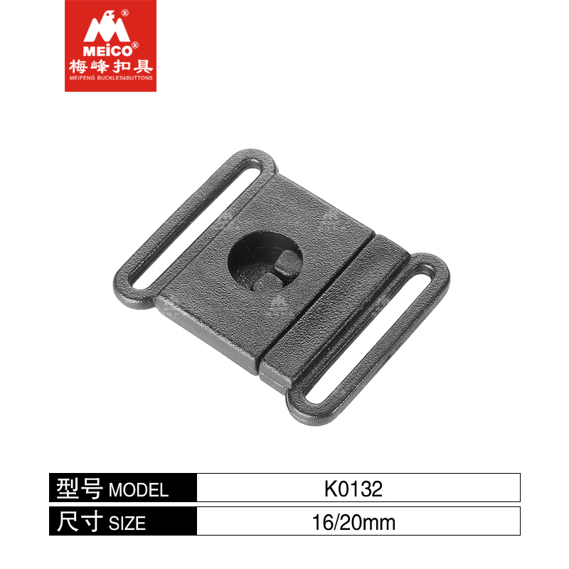 Mini Plastic No Adjust Breakaway Buckles With Lock