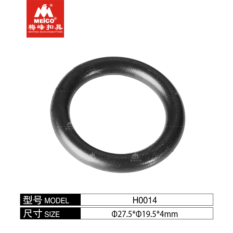 Plastic O-shaped Ring Buckle