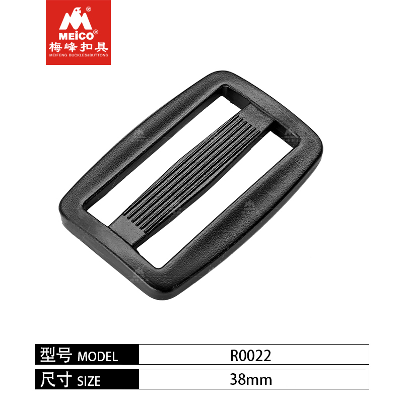 38MM Black Plastic Slides