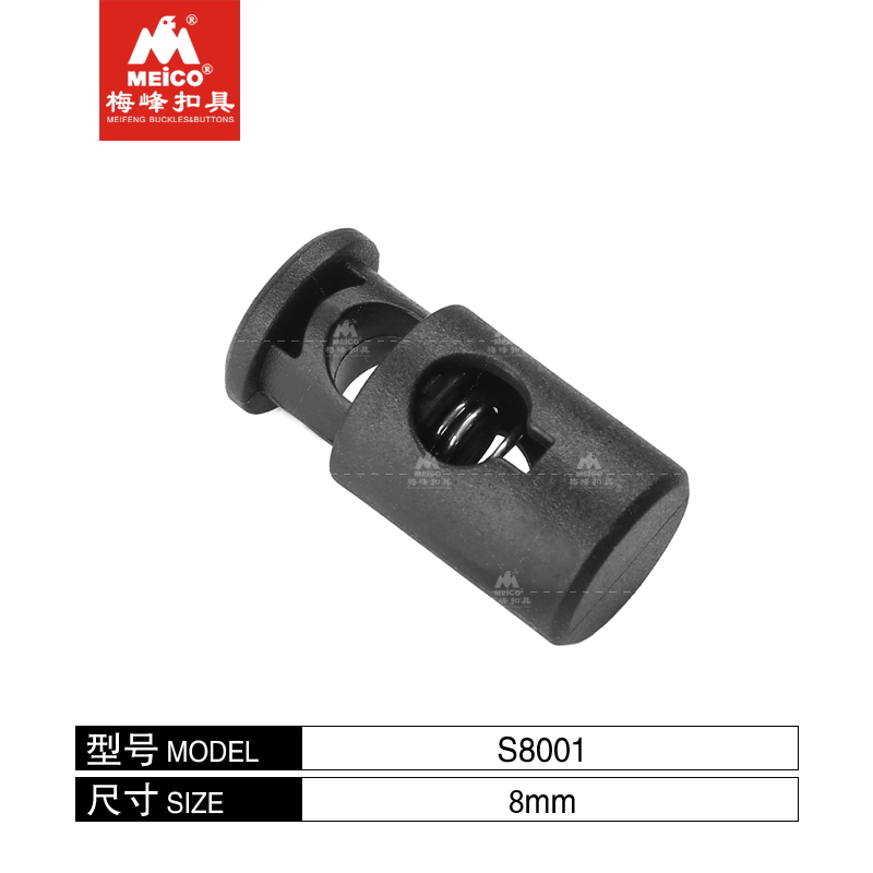 Plastic Slim Toggle Stopper Clip