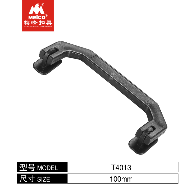 Plastic Black Luggage Pull Handle