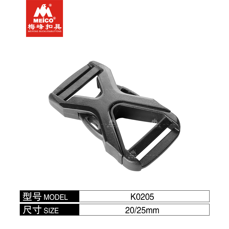 X-Shaped Plastic Buckle