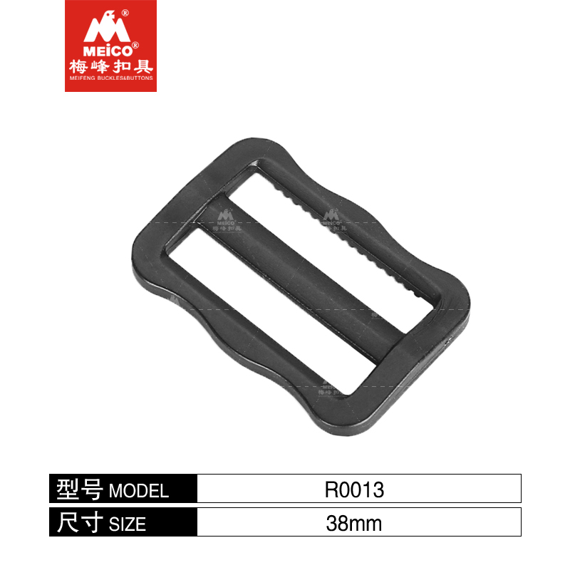 Wave Style Plastic Webbing Adjustable Buckle