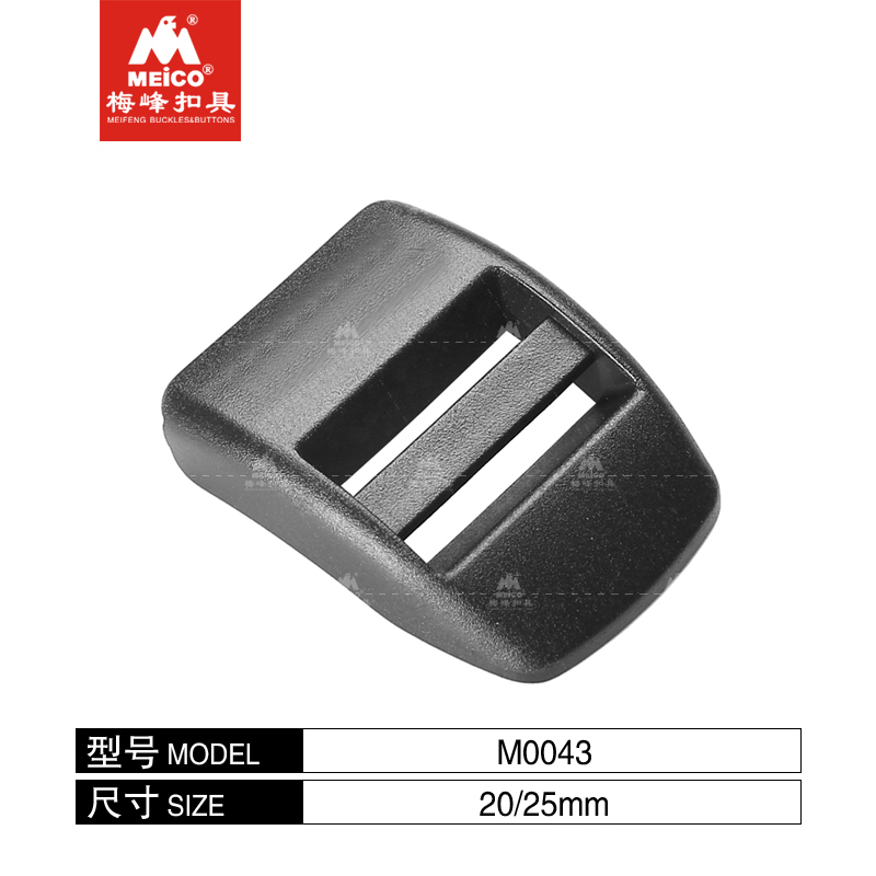 Flat Style Plastic Webbing Ladder Lock Buckle