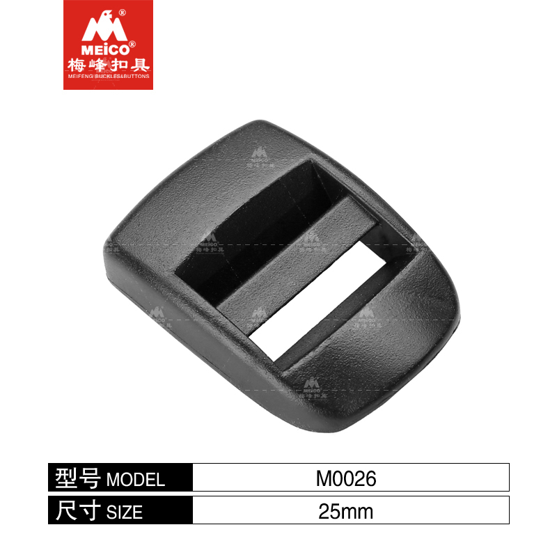 Square Plastic Webbing Ladder Lock Buckle