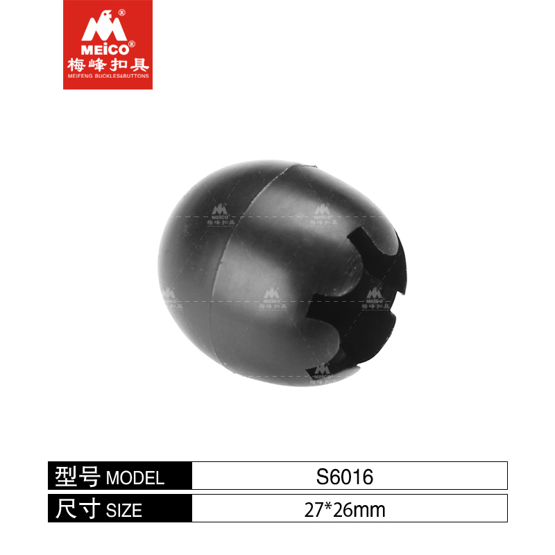 Plastic Ball Shape Cord Stopper With Teeth