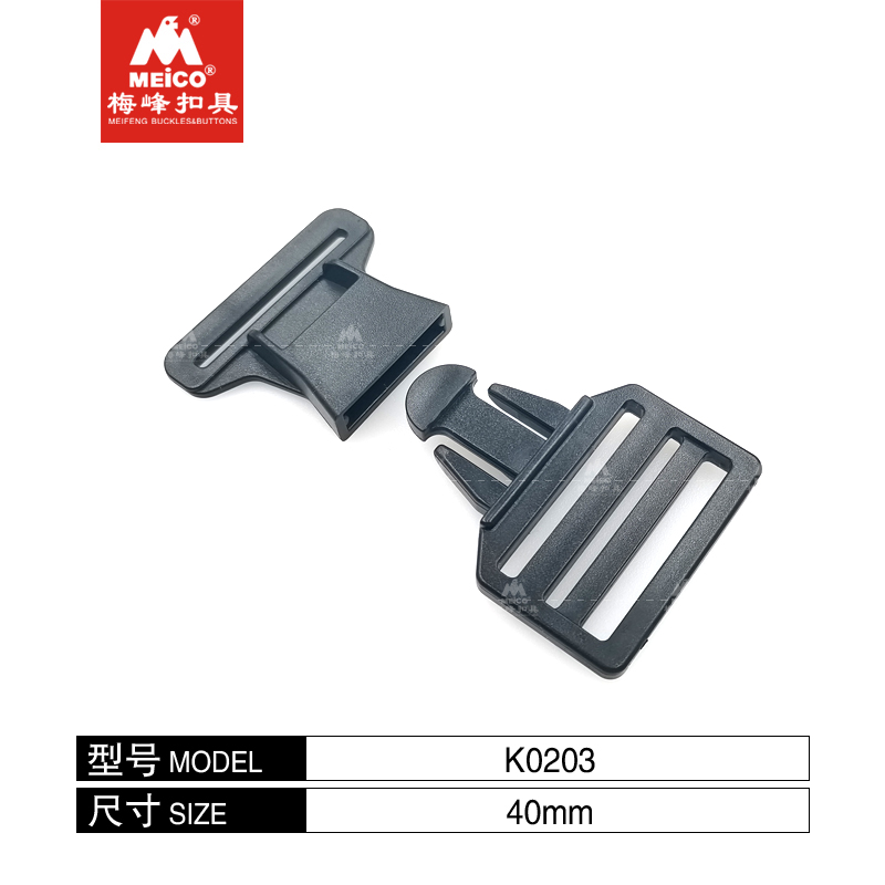 Centre Quick Release Plastic Clasp For Labour Suit